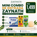 Mini Combo de Entrada Zaynath con Protex 6-Pack, Rexona V8, BIC Comfort 2 Sensitive y esponja